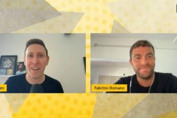 转會(huì)期MVP！罗马诺：转會(huì)窗结束我花了(le)1周时间补觉，每天9-10小时