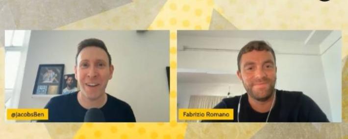 转會(huì)期MVP！罗马诺：转會(huì)窗结束我花了(le)1周时间补觉，每天9-10小时