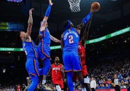 雷霆5连胜！即使非完整阵容，年轻战队已显断档优勢(shì)