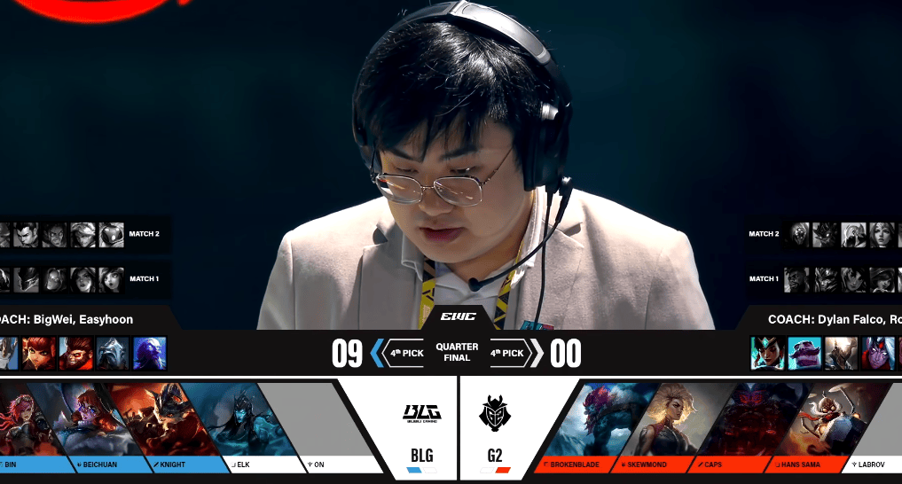 G2碾碎BLG钥匙,北川背锅,K皇承认:現(xiàn)在战隊(duì)一塌糊涂